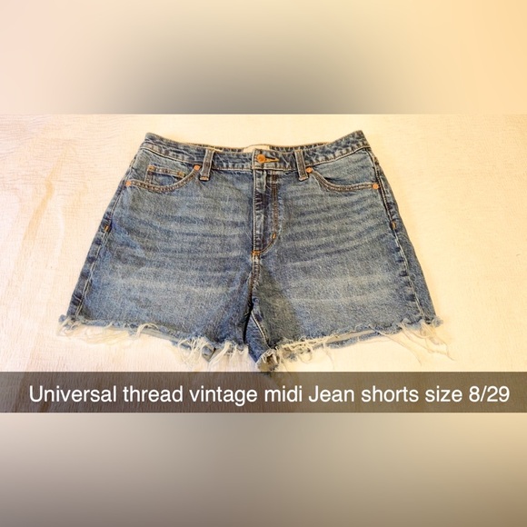 Universal Thread Light Blue Jean Shorts - Picture 1 of 4